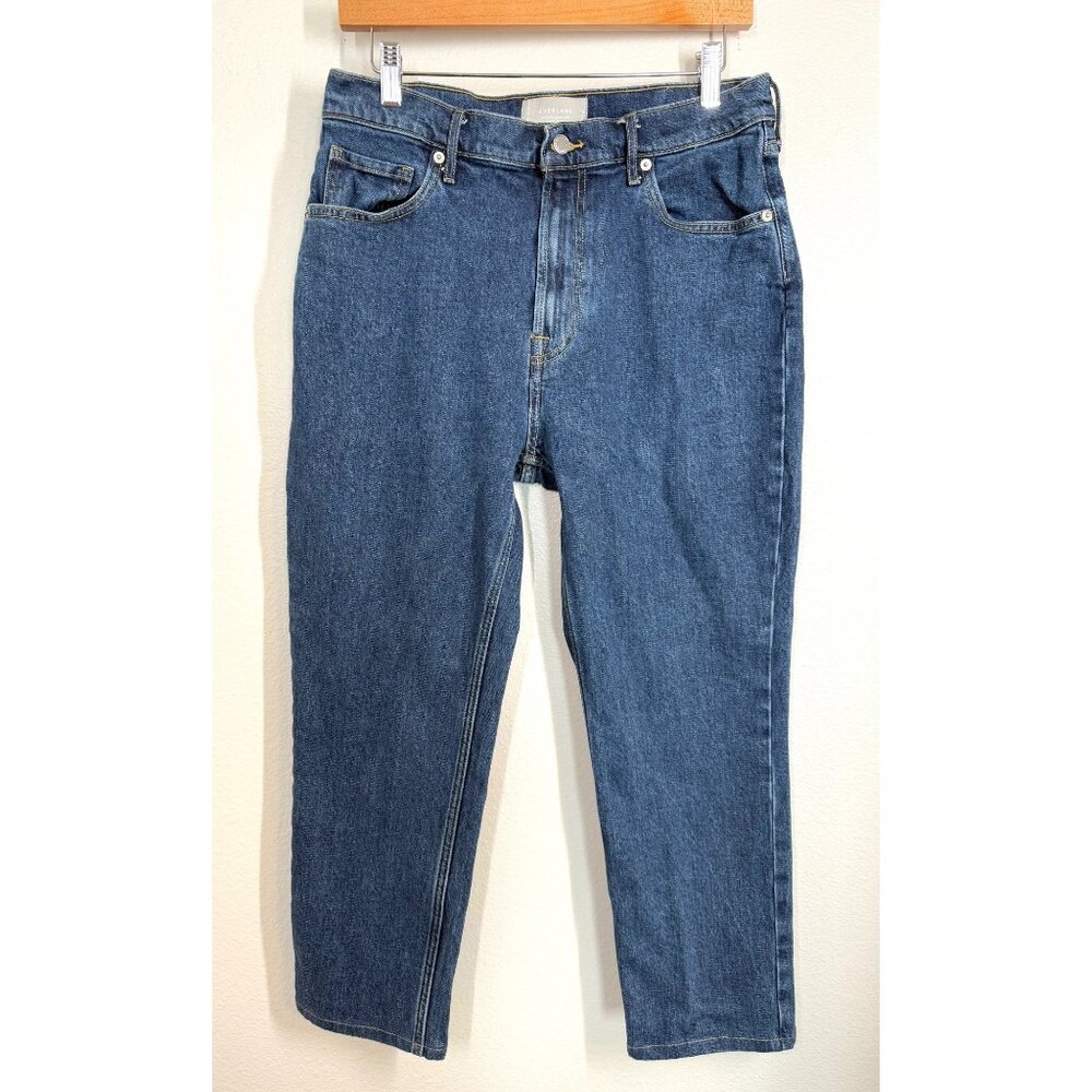 Everlane The Original Cheeky Jeans Womens crop size 30 organic cotton denim EUC‎